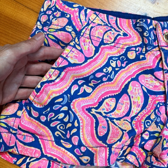 LILLY PULITZER 00 The Kerrie Short 3" Inseam Multi Can't Resist Print - Picture 4 of 8